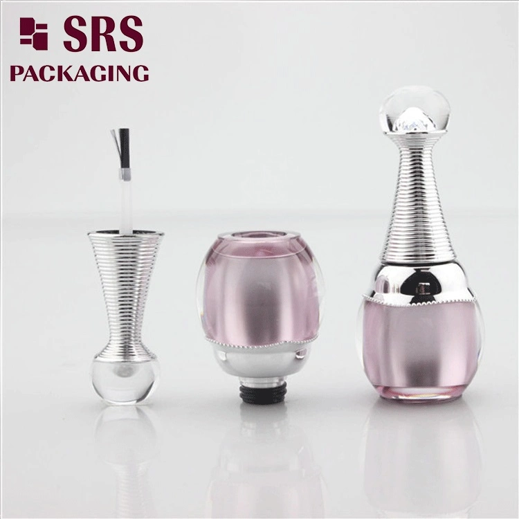 8ml Empty Fancy Nail Polish Bottle Custom Make up Series Packaging with Cap and Brush