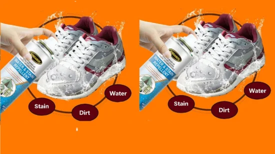 Средство по уходу за кроссовками Гидрофобное покрытие Нановодоотталкивающий спрей для обуви