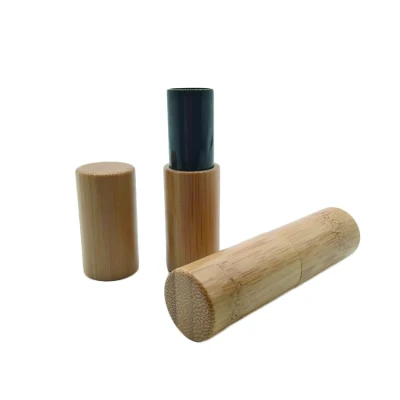 Косметическая упаковка из бамбука Косметическая упаковка из серии «Бамбук» с бамбуковым тубусом и гравировкой
