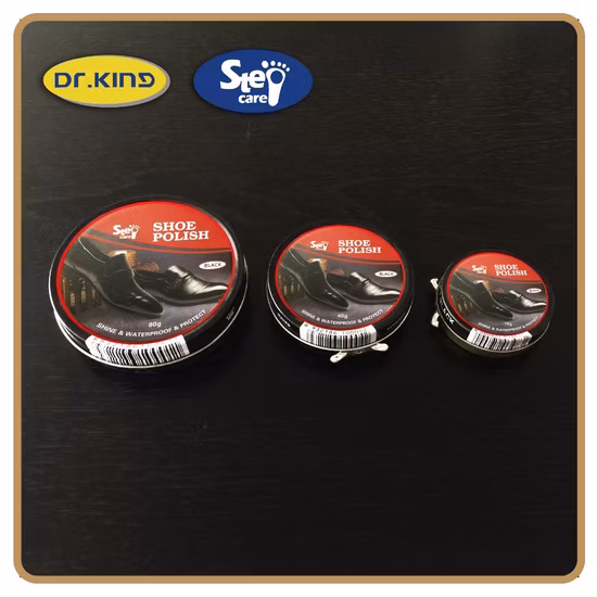 Высококачественный воск для обуви из черной кожи