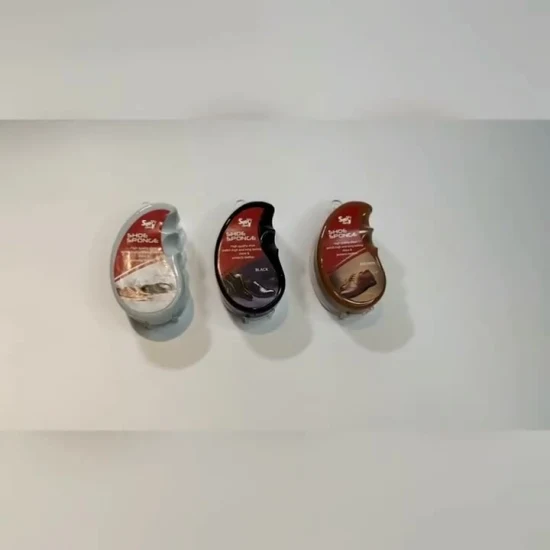 Одноразовая губка для мгновенного использования в отеле, наполненная маслом для крема для обуви.