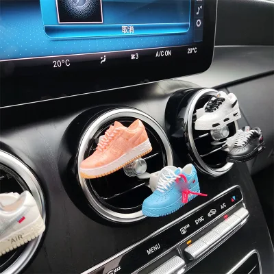 Новый дизайн, спортивные кроссовки Aj1 Jordan, диффузор с зажимом, автомобильный освежитель воздуха с ароматом на выходе для воздуха в автомобиле